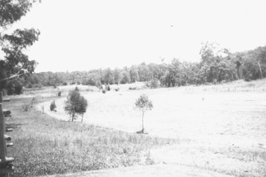 Photograph, Boundary Photo across Dandenong Ck towards Ringwood (H E Parker Reserve). 1979