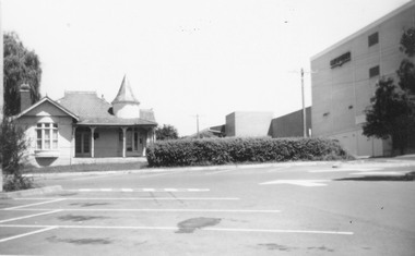 Photograph, The Crag standing beside Eastland, Ringwood.1979  (2 views)