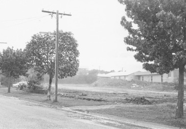 Photographs, Construction and Completion of Target Square (Ringwood Square) 1981-82. Part 1 of 4 groups of photos (40 in total)
