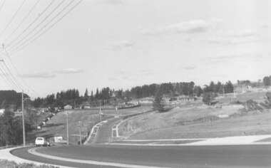 Photograph, Tortice Drive North Ringwood from outside Parkwood High School, 1981