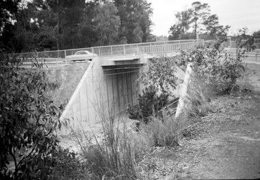 Photograph, Eastfield Road bridge just opened - looking east. Ringwood late 1978