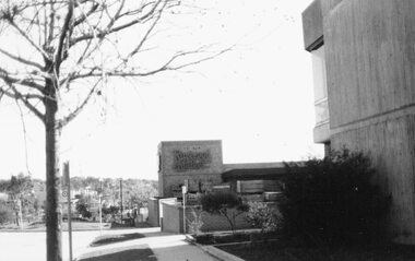 Photograph, From Ringwood St. looking at new Target Centre, Ringwood, 1984