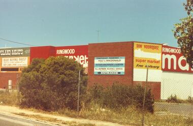 Photograph, Seymour St. Ringwood, 1982. Ringwood Market / Target Square (3 views)