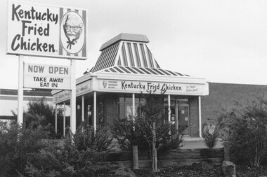 Photograph, Kentucky Fried Chicken, Whitehorse Rd, East side, Ringwood. Probably 1982