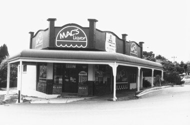 Photograph, "Gilligan's Island" - Bloods old store refurbished as MAC's Liquor. Ringwood 1987