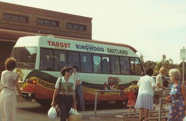 Photograph, Ringwood Market - Road runner bus 1983