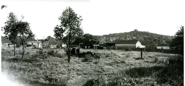 Photograph, Edwin G. Adamson A.R.P.S, Vacant land back of Adelaide St. houses, Ringwood  1963  (Eastland Litigation Photos)