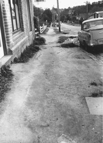 Photograph, Edwin G. Adamson A.R.P.S, Front of "Mail" office and hospital Adelaide St, Ringwood 1963  (Eastland Litigation Photo), 1963