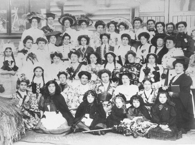 Photograph, Lady Stall Holders, Mechanics Institute Bazaar, 1909
