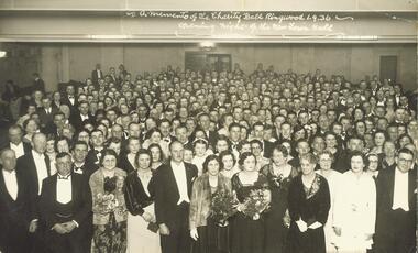Photograph, A memento of the Charity Ball Ringwood 1.9.1936.  Opening night of the New Town Hall
