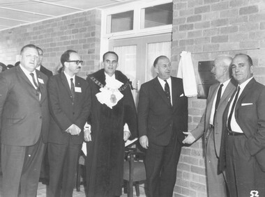 Photograph, Opening Ringwood Lionsville Centre by H. Bolte  1962/3
