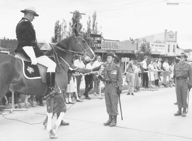 Photograph, Presentation of Freedom of the City to 3rd Division Australian Engineers, Ringwood, 1965