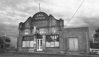 Photograph, 'Ringwood Mail' Office 1965