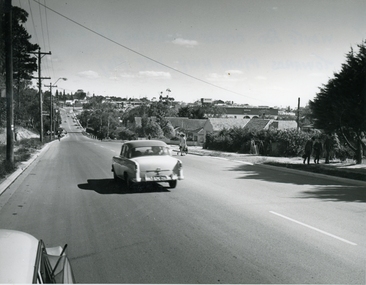 Photograph, Warrandyte Rd. looking towards Maroondah Highway, Ringwood - 1967