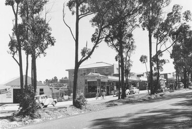 Photograph, Heathmont shopping centre - East end, Feb. 1960