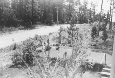 Photograph, View of Glenvale Road near top of first hill from bridge looking north east 1964