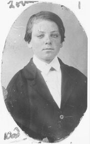 Photograph, Louis Herry in America - aged 18 (?). c1905