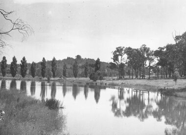Photograph, Ringwood Lake looking towards Loughnan's Hill - 1946