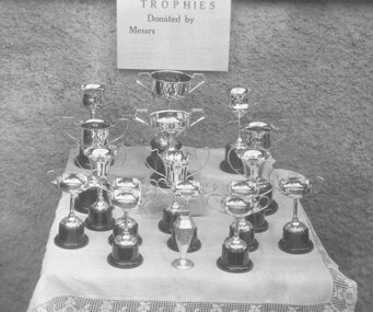 Photograph, Trophies-Ringwood Swimming Club c1957