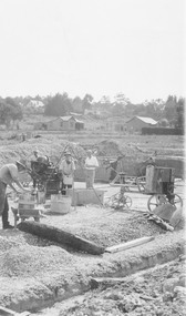 Photograph, Ringwood baths under construction, 1934