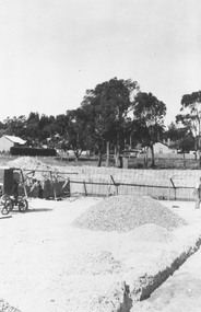 Photograph, Building old Ringwood baths, 1934, Ringwood St