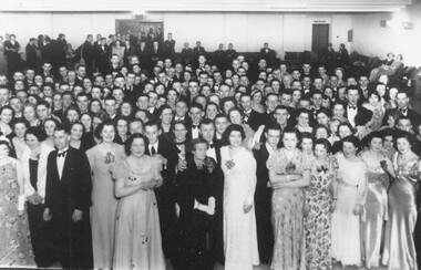 Photograph, St Mary's Catholic Church Ball at Ringwood Town Hall. 1937