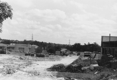 Photograph, Looking across Staley Gardens down what was Charter St 1982