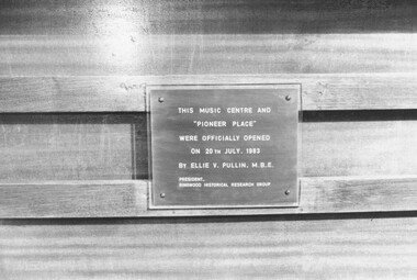 Photograph, Collection of 24 photos of Opening of Music Centre and Pioneer Place at Maroondah High School by Ellie Pullin 1983