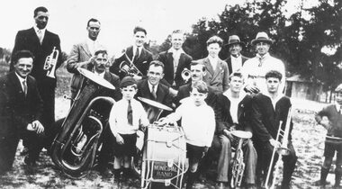 Photograph, Ringwood Municipal Band, Park Orchards, 1929