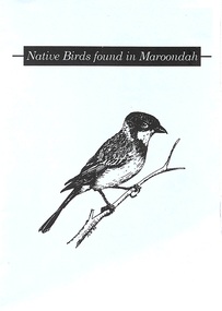 Booklet, Native Birds of Maroondah