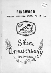 Book, Ringwood Field Naturalists Club Inc, 1986