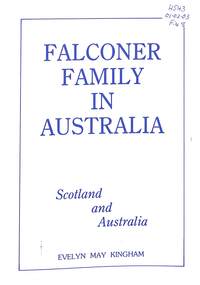 Book, Falconer Family in Australia