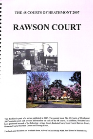 Book, The 48 Courts of Heathmont - Rawson Court, 2007