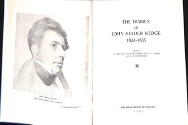 Book, The Diaries of John Helder Wedge