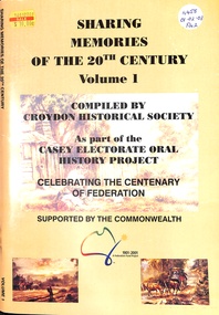 Book, Sharing Memories of the 20th Century