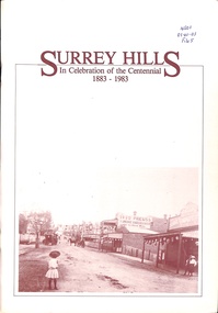 Book, Surrey Hills - Centennial History, 1983