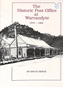 Book, The Historic Post Office at Warrandyte