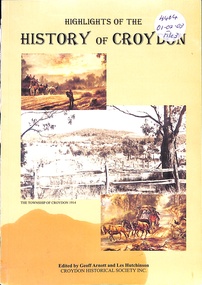 Book, History of Croydon, 2005