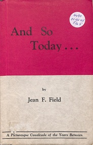 Book, And So Today, 1956