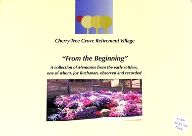 Book, From the Beginning - Cherry Tree Grove Retirement Village