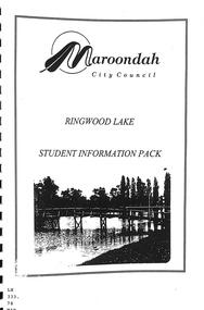 Book, Ringwood Lake, 1998