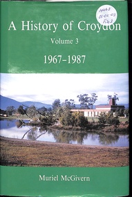 Book, A History of Croydon - 3rd Volume