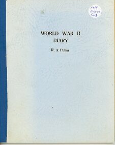 Book, World War II Diary