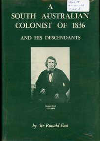 Book, A South Australian Colonist of 1836 and his Descendants