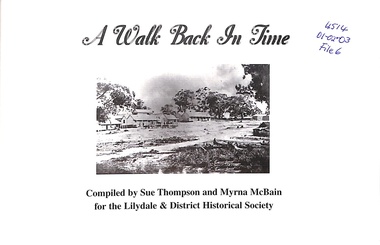 Book, A Walk Back in Time, circa 1996