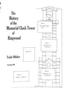 Book, The History of the Memorial Clock Tower of Ringwood, 2001