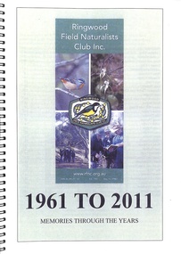 Book, Ringwood Field Naturalists Club Inc, 2011