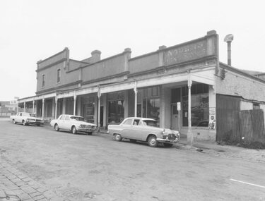 Photographs, Block Buildings, Adelaide St Ringwood before demolition for Eastland 1965
