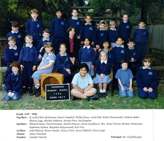 Photograph, Ringwood Primary School 1996 Class Photo Grade 2/3V, 1996