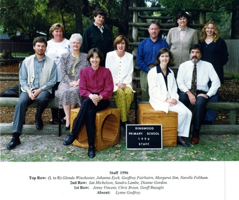 Photograph, Ringwood Primary School 1996 Staff Photo, 1996